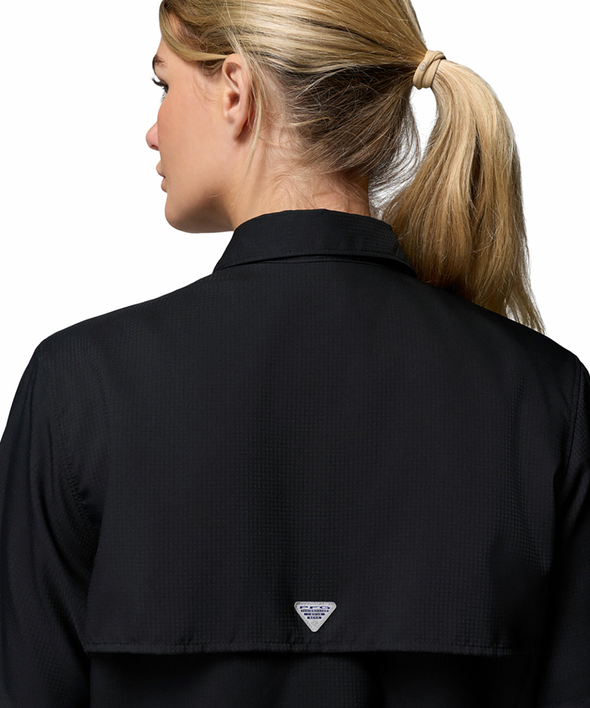 Blusa Para Mujer Manga Corta PFG Tamiami™ II Negra Vestuario