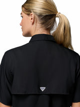 Blusa Para Mujer Manga Corta PFG Tamiami™ II Negra Vestuario