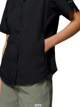 Blusa Para Mujer Manga Corta PFG Tamiami™ II Negra Vestuario