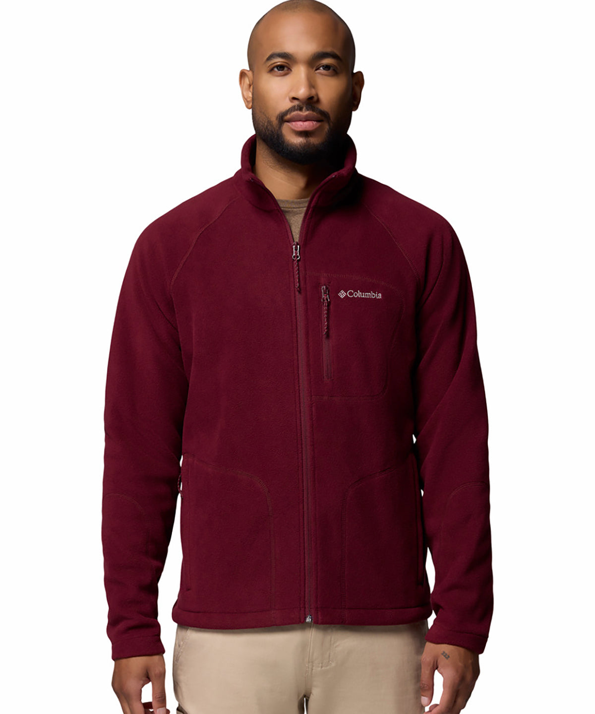 Polar Para Hombre Cierre Completo Fast Trek™ III Rojo Vestuario