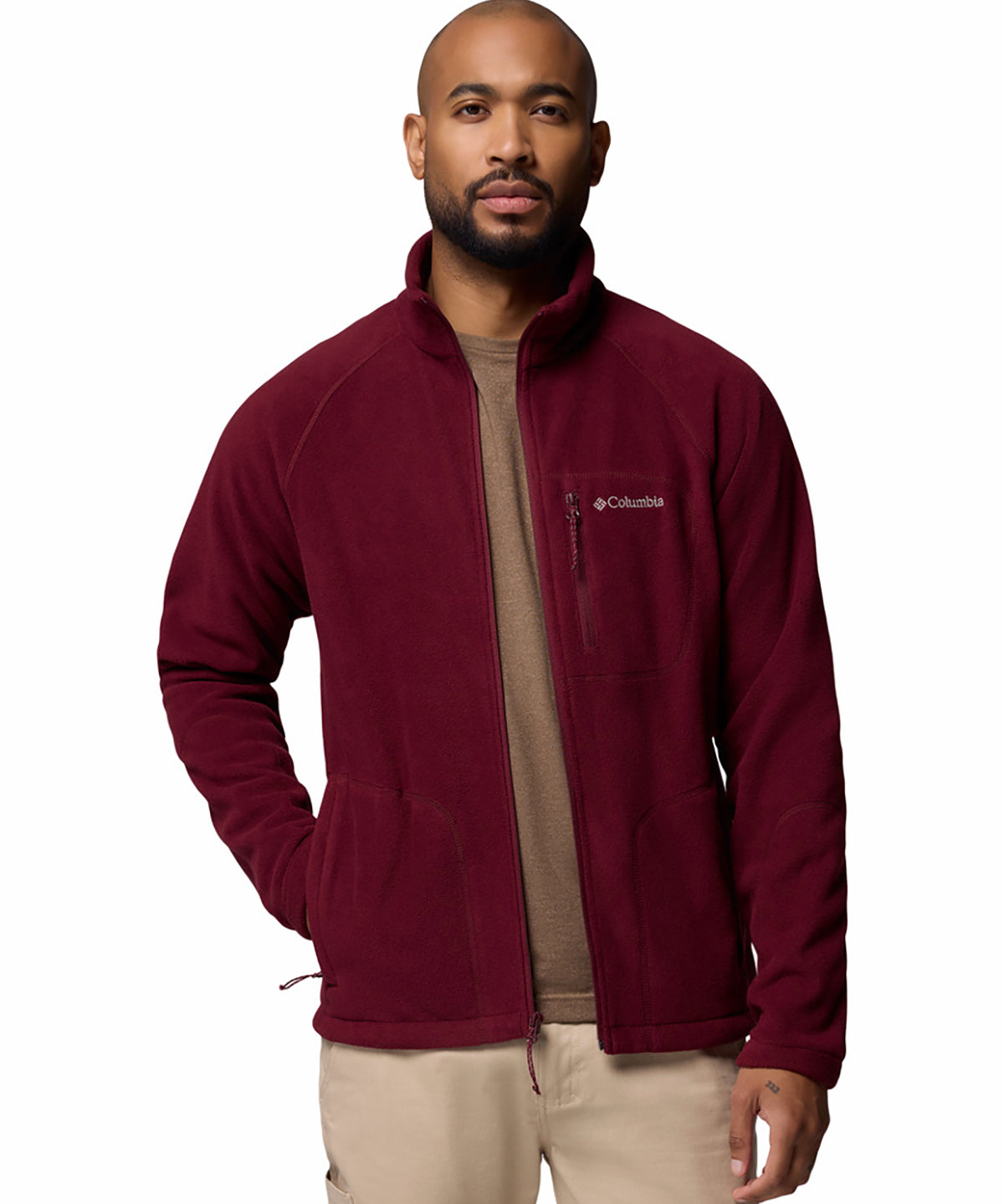 Polar Para Hombre Cierre Completo Fast Trek™ III Rojo Vestuario