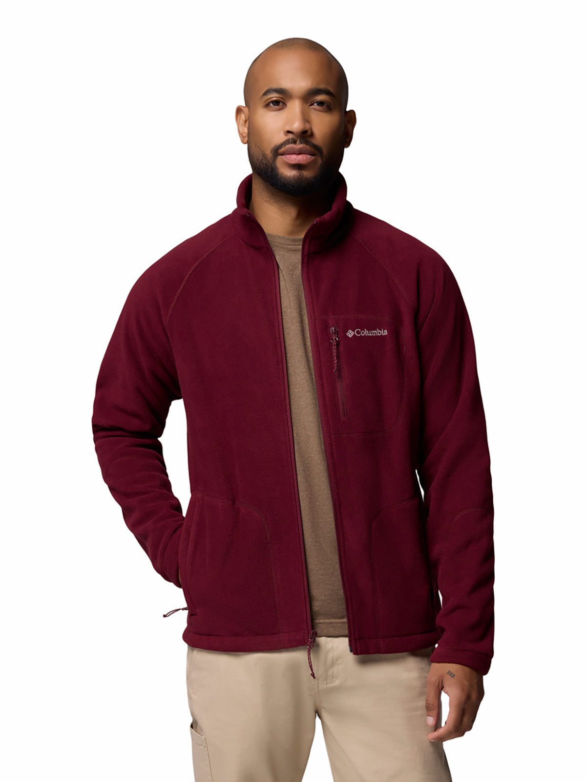 Polar Para Hombre Cierre Completo Fast Trek™ III Rojo Vestuario