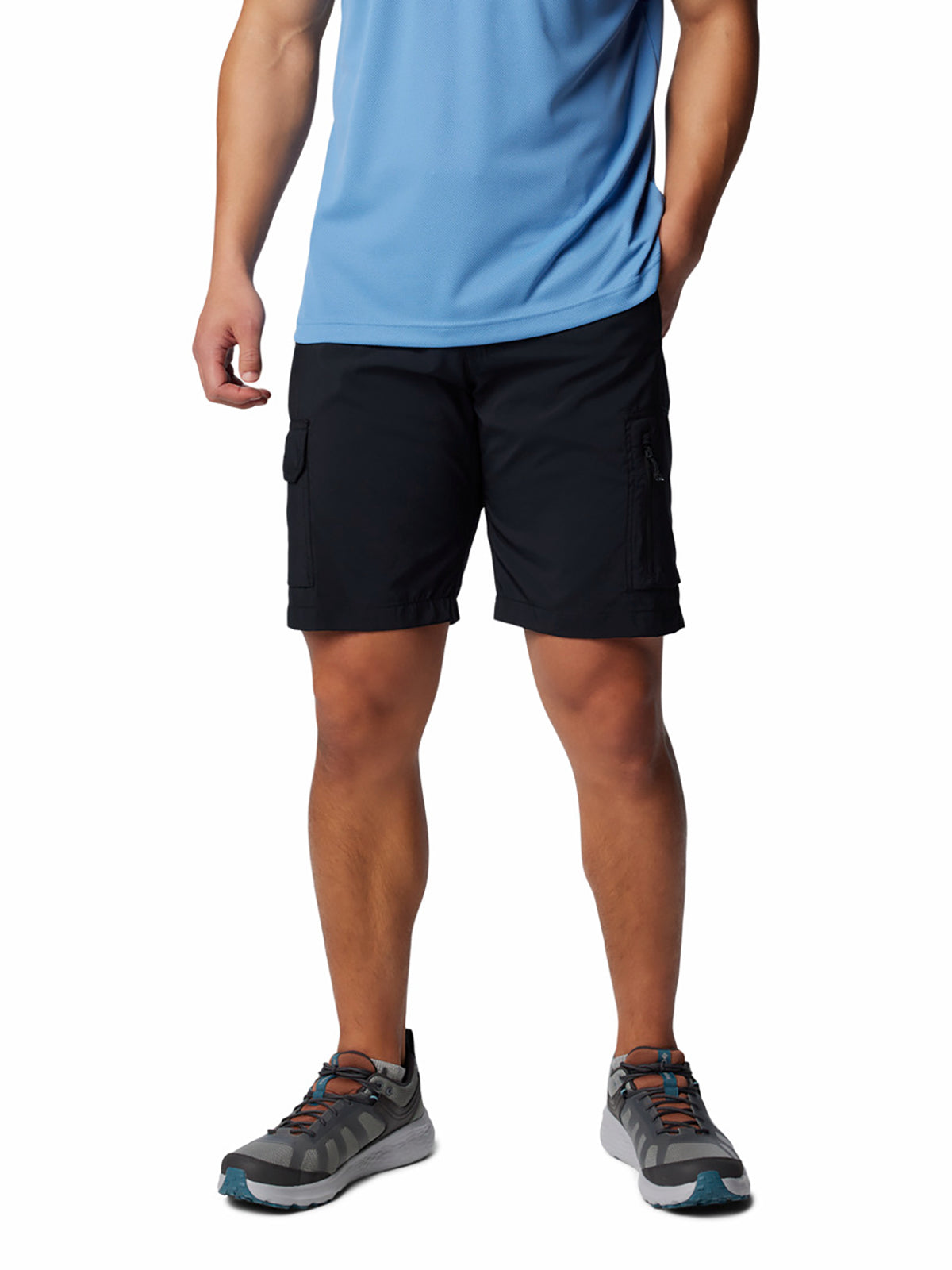 Short Para Hombre Cargo Silver Ridge™ Utility Negro Columbia