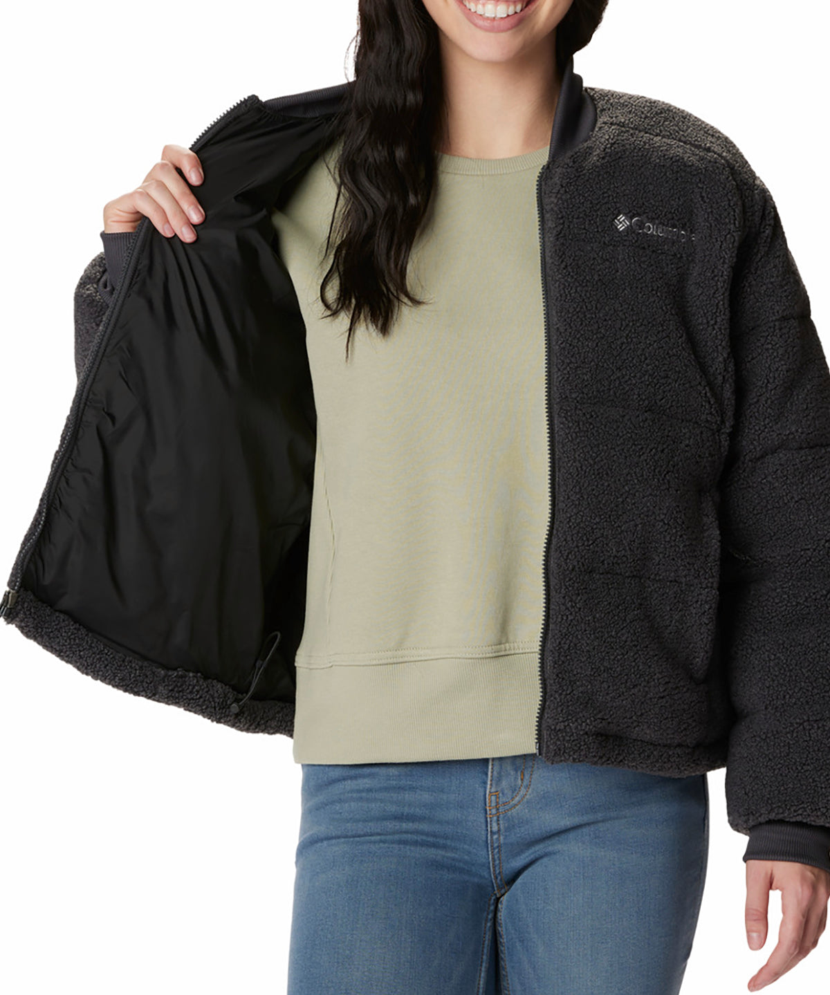 Casaca Para Mujer Sintetica Puffect™ Novelty Negro Columbia