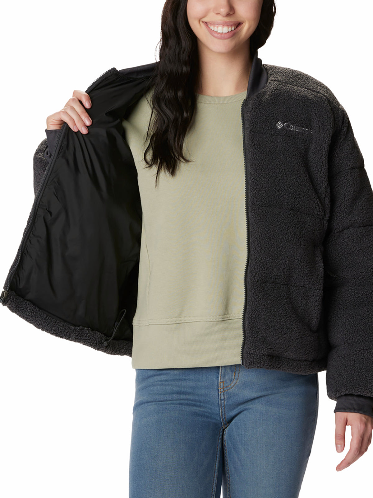 Casaca Para Mujer Sintetica Puffect™ Novelty Negro Columbia
