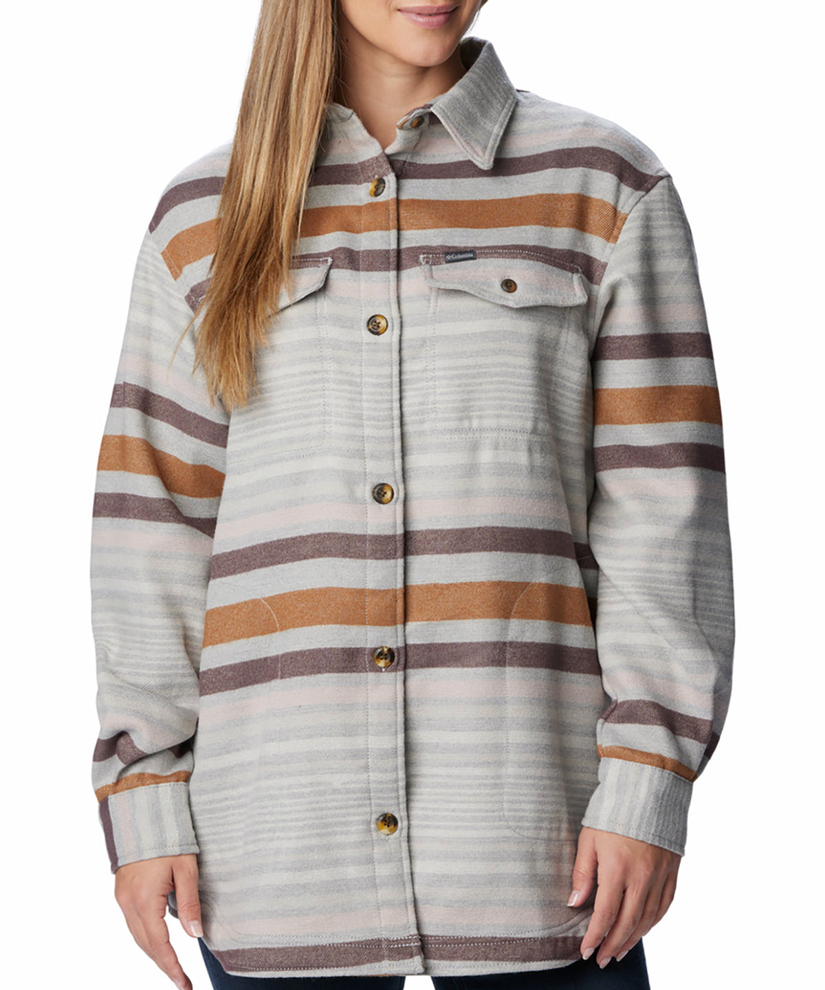 Polar Para Mujer Camisero Calico Basin™ Gris Columbia