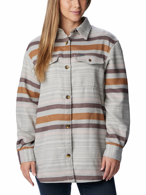 Polar Para Mujer Camisero Calico Basin™ Gris Columbia