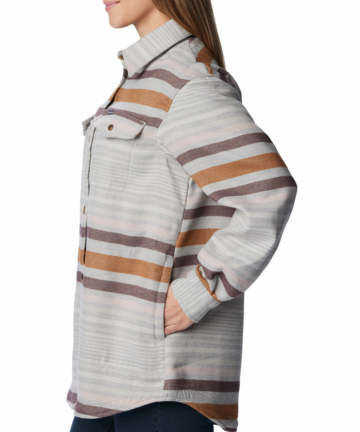 Polar Para Mujer Camisero Calico Basin™ Gris Columbia
