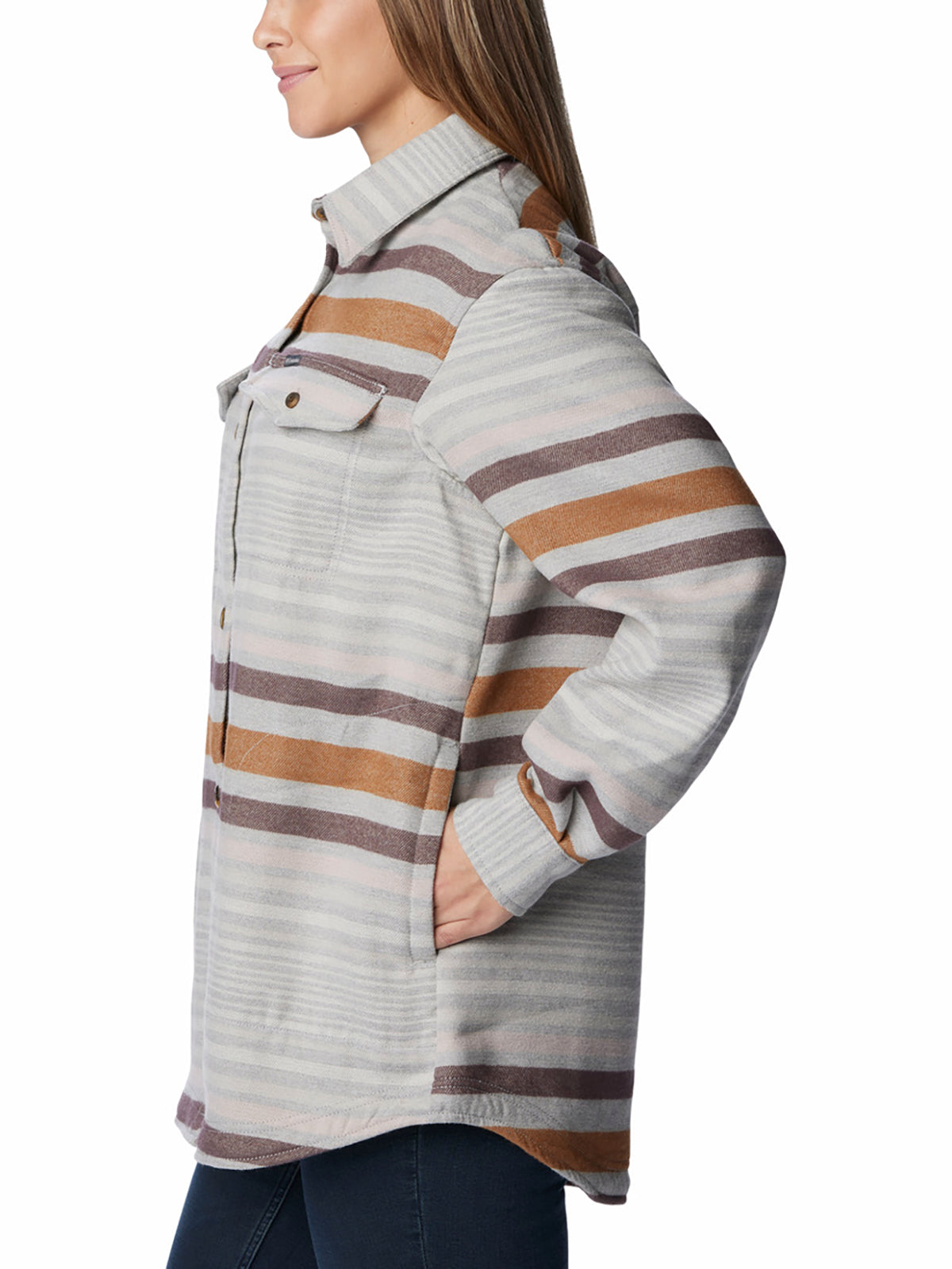 Polar Para Mujer Camisero Calico Basin™ Gris Columbia