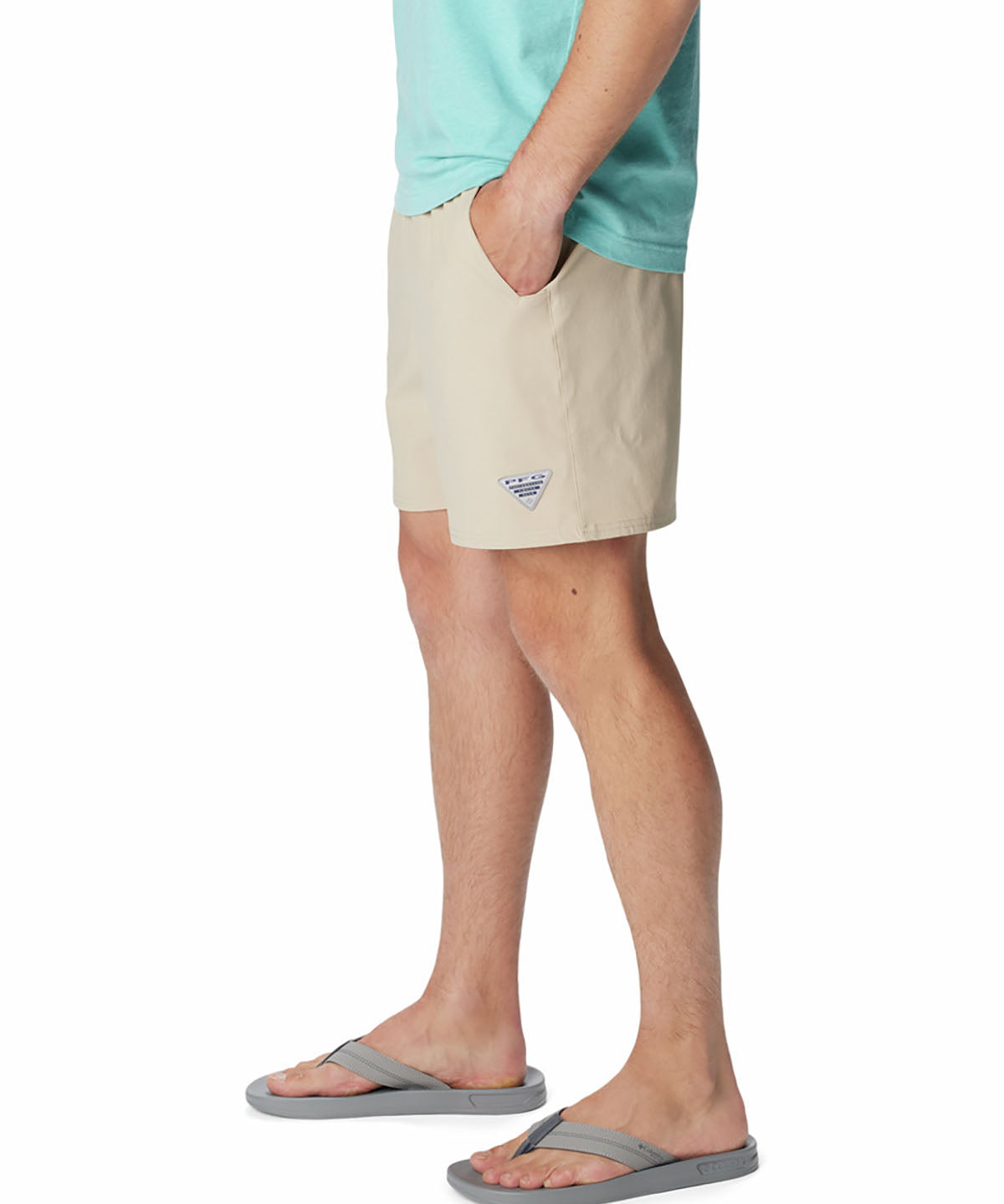 Short Para Hombre Ropa de Baño PFG Terminal Roamer™ Beige Columbia