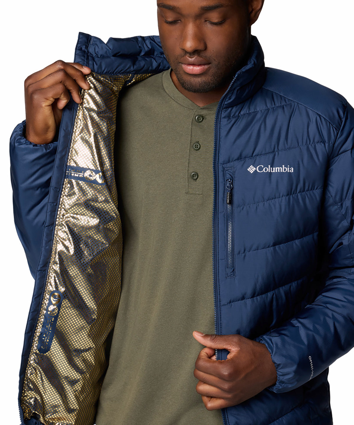 Casaca Para Hombre Sintética Labyrinth Loop™ ll Azul Columbia