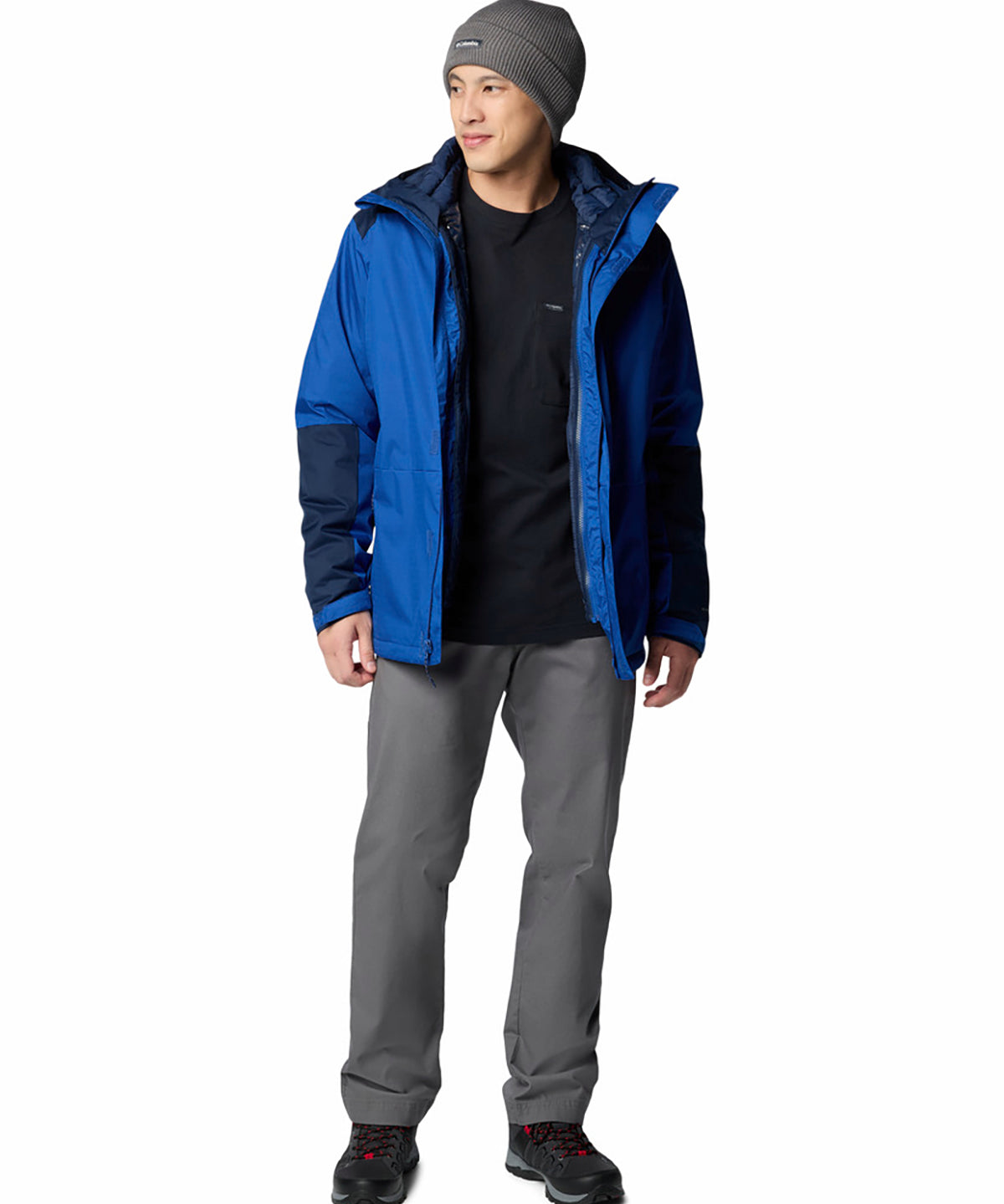 Casaca Para Hombre 3 En 1 Point Park™ Azul Columbia