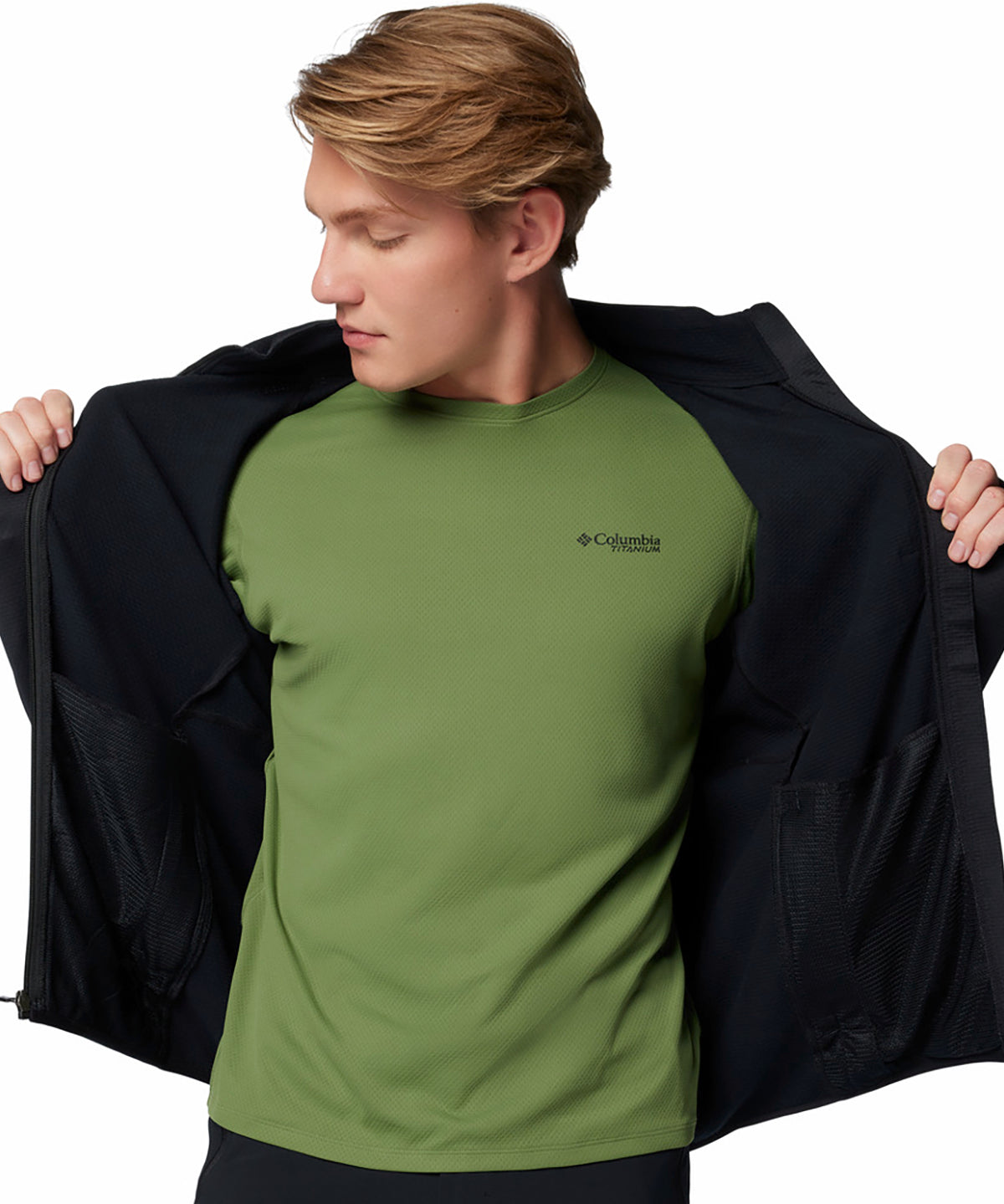 Fleece Para Hombre Cierre Completo Triple Canyon™ Negro Columbia