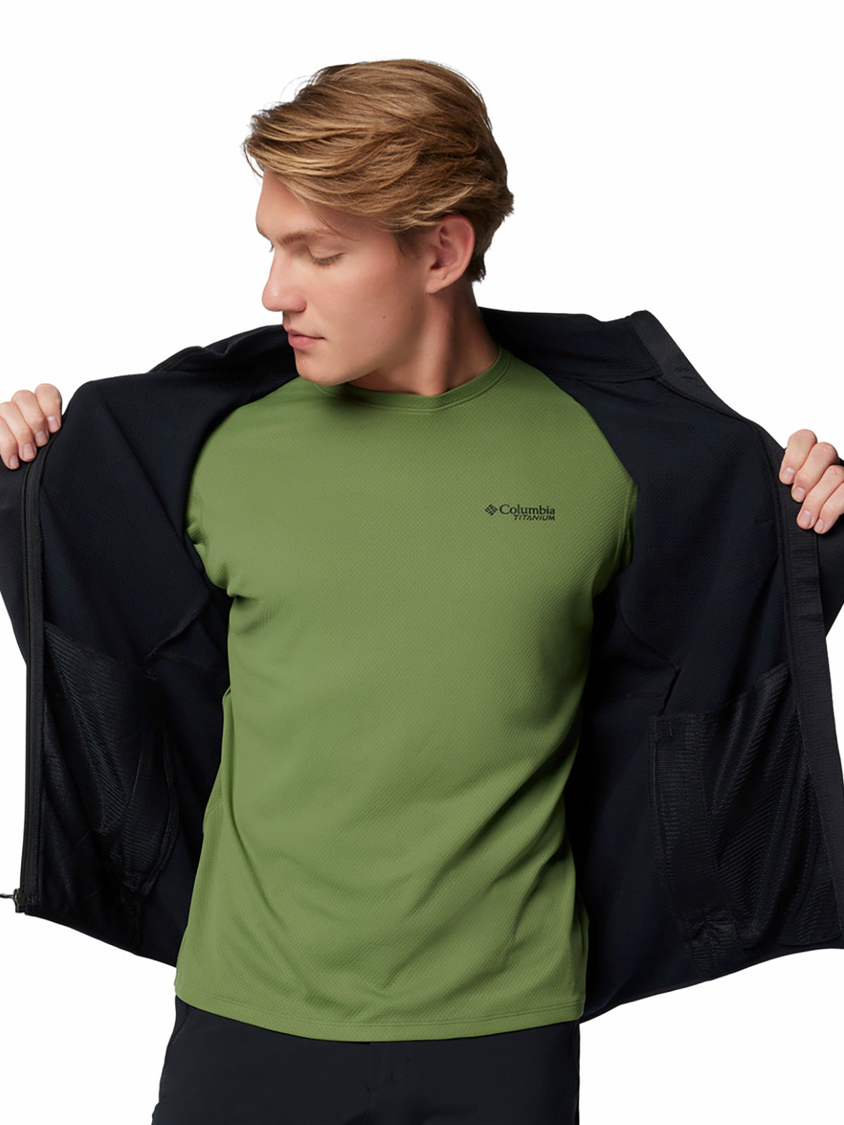 Fleece Para Hombre Cierre Completo Triple Canyon™ Negro Columbia