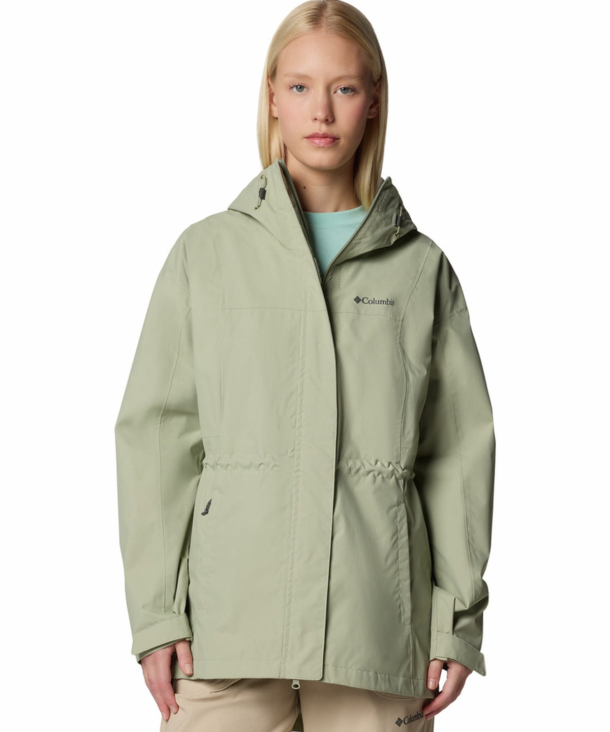 Casaca Impermeable Larga Mujer Hikebound™ II