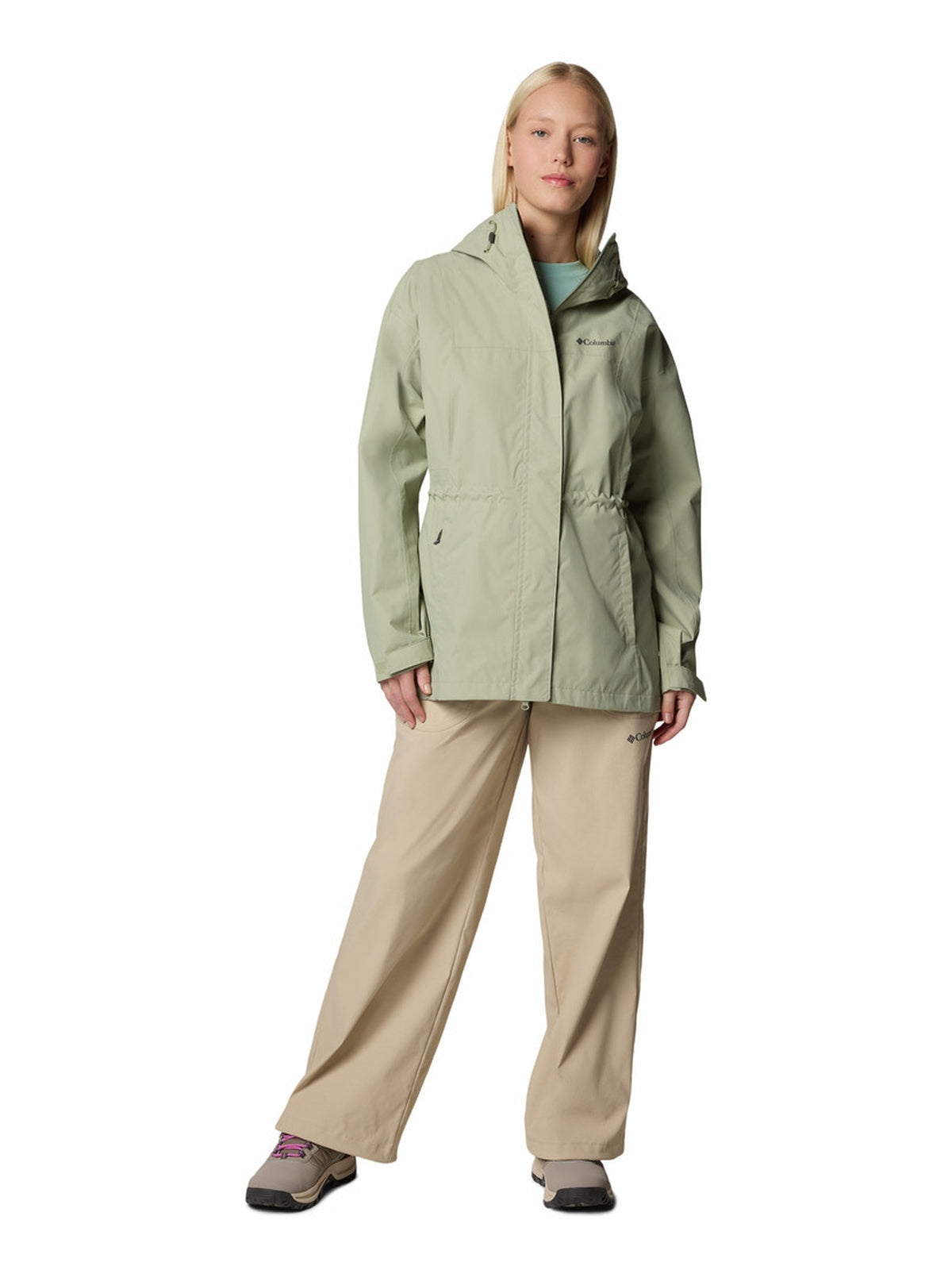 Casaca Impermeable Larga Mujer Hikebound™ II