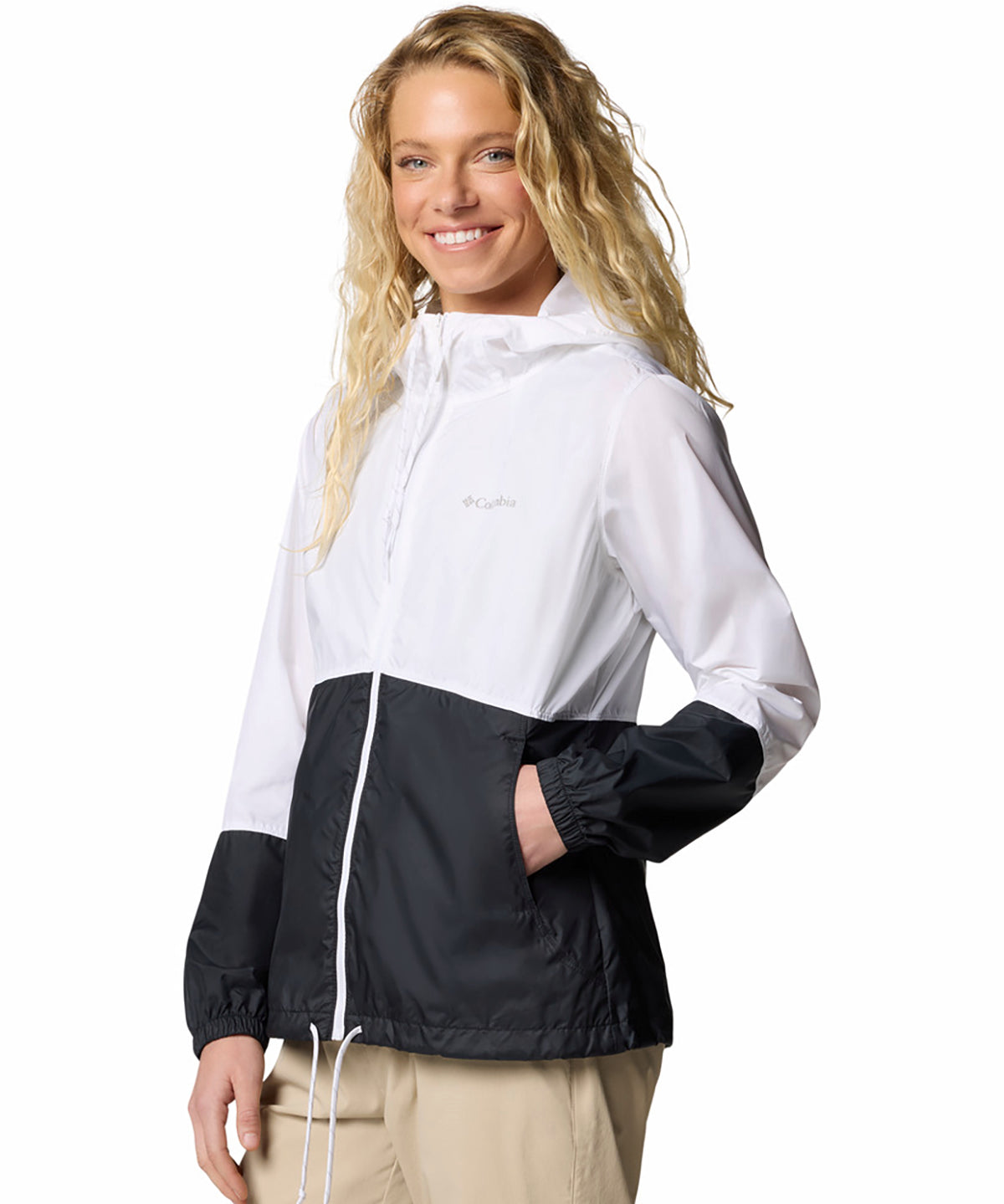 Casaca Para Mujer Cortaviento Flash Forward™ II Blanca Vestuario