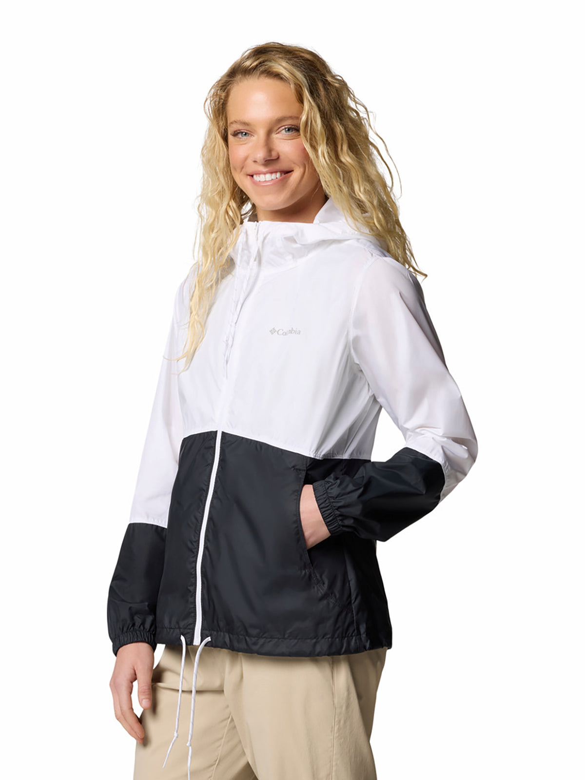 Casaca Para Mujer Cortaviento Flash Forward™ II Blanca Vestuario