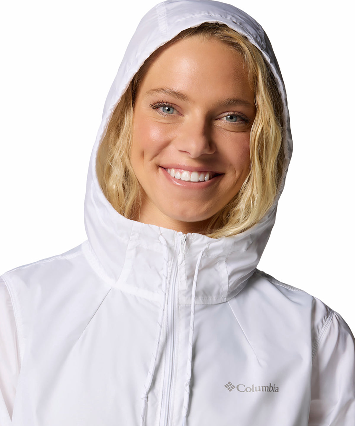 Casaca Para Mujer Cortaviento Flash Forward™ II Blanca Vestuario