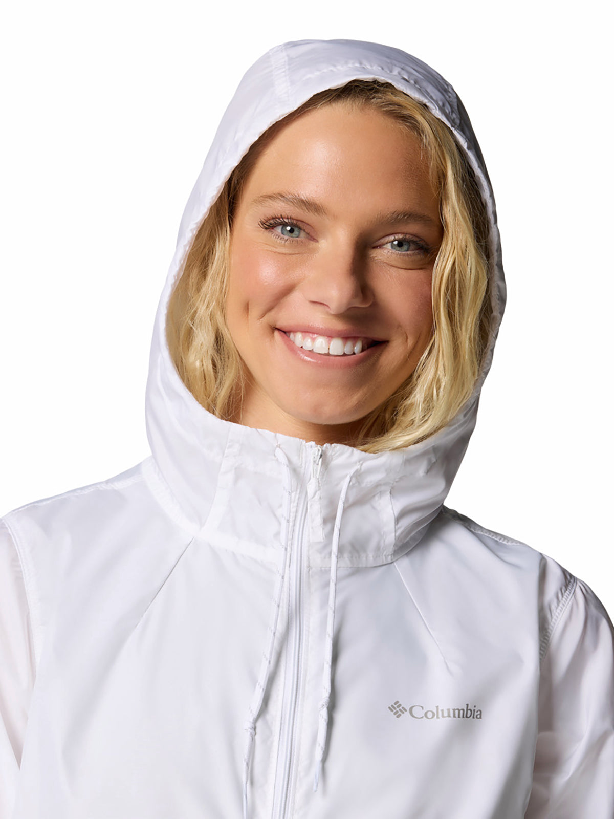 Casaca Para Mujer Cortaviento Flash Forward™ II Blanca Vestuario