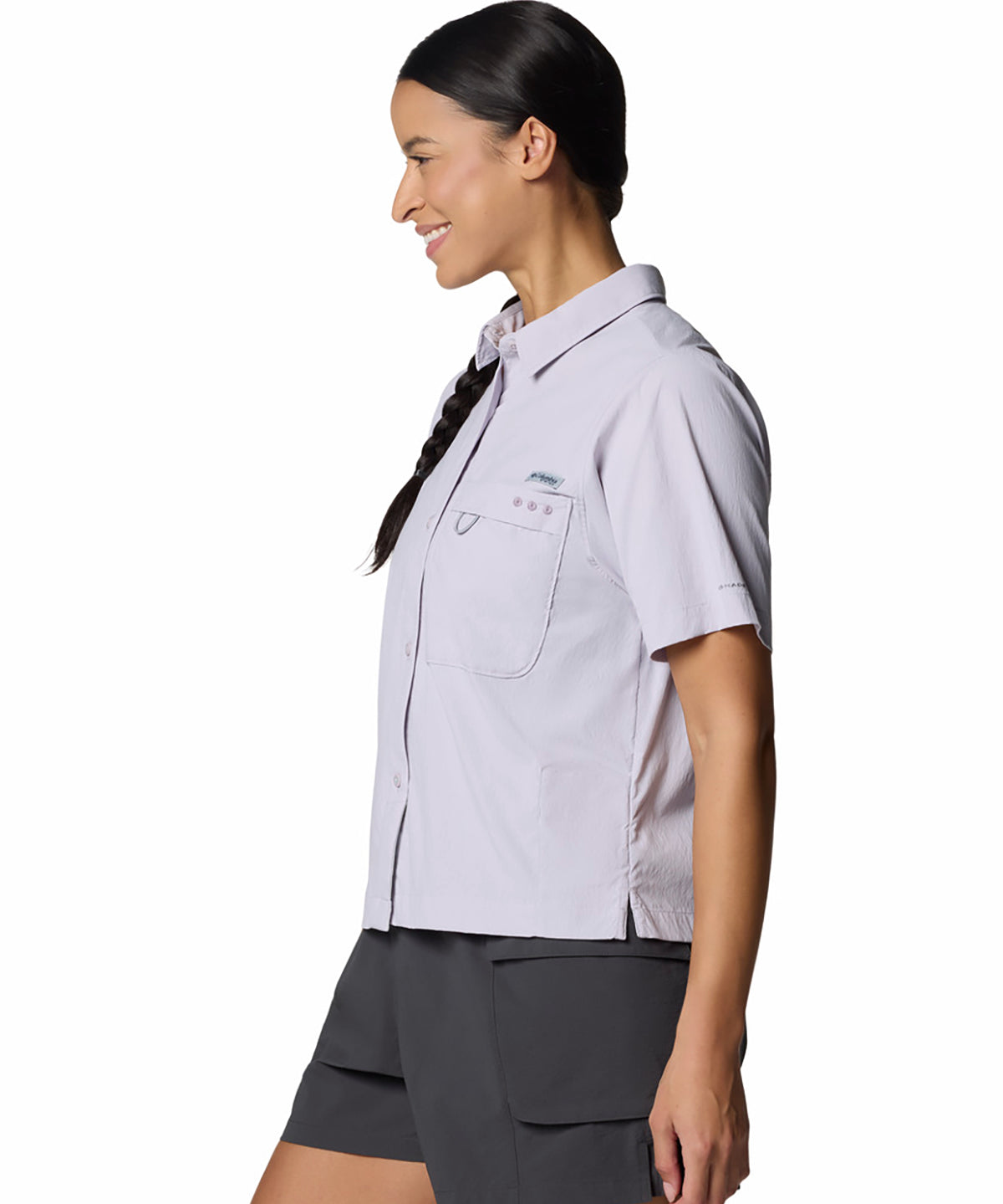 Blusa Para Mujer Manga Corta PFG Wild Cast™ Lila Columbia