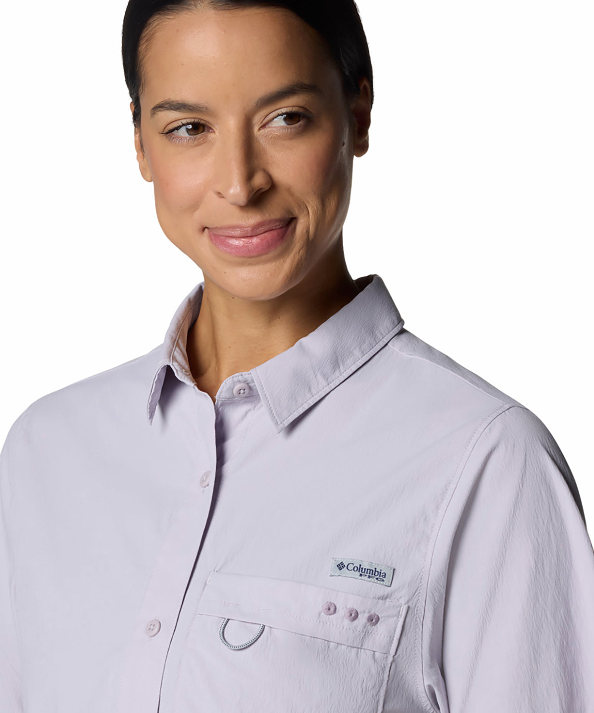 Blusa Para Mujer Manga Corta PFG Wild Cast™ Lila Columbia