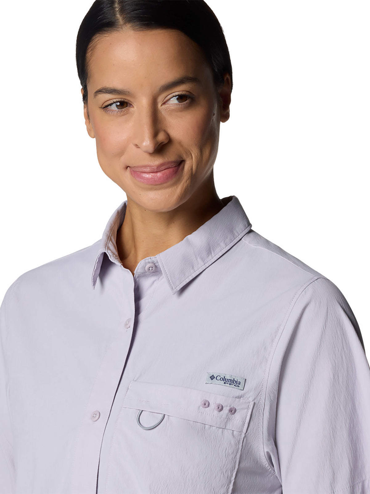 Blusa Para Mujer Manga Corta PFG Wild Cast™ Lila Columbia