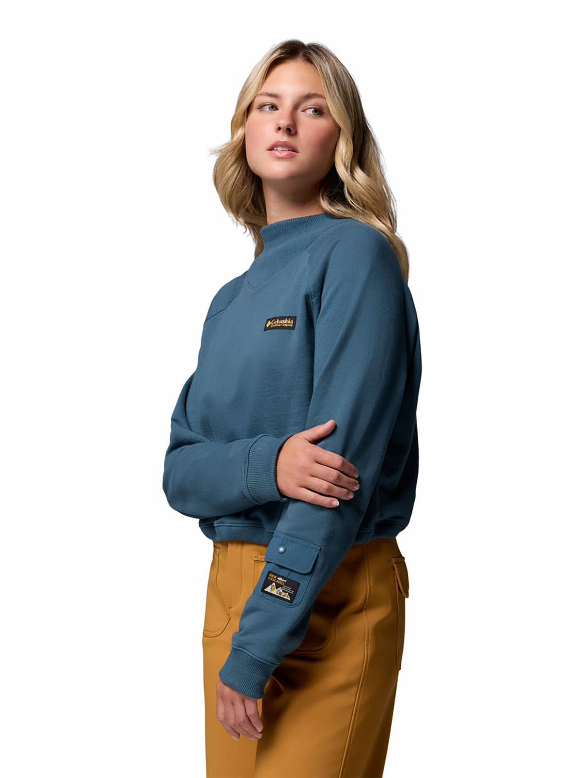 Polerón Mujer High Cascades™ Crop French Terry
