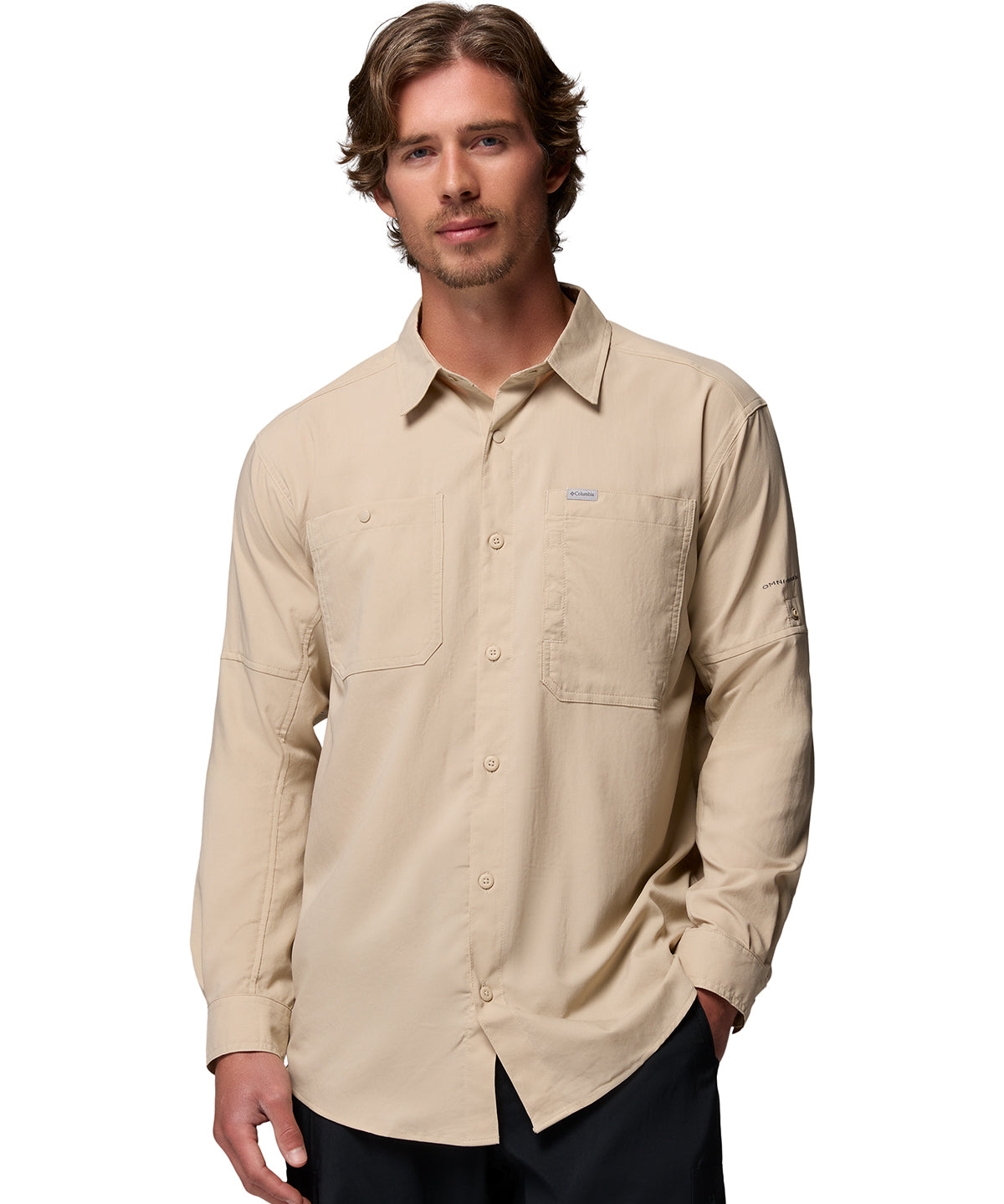 Camisa Manga Larga Hombre Silver Ridge™ Utility II Beige