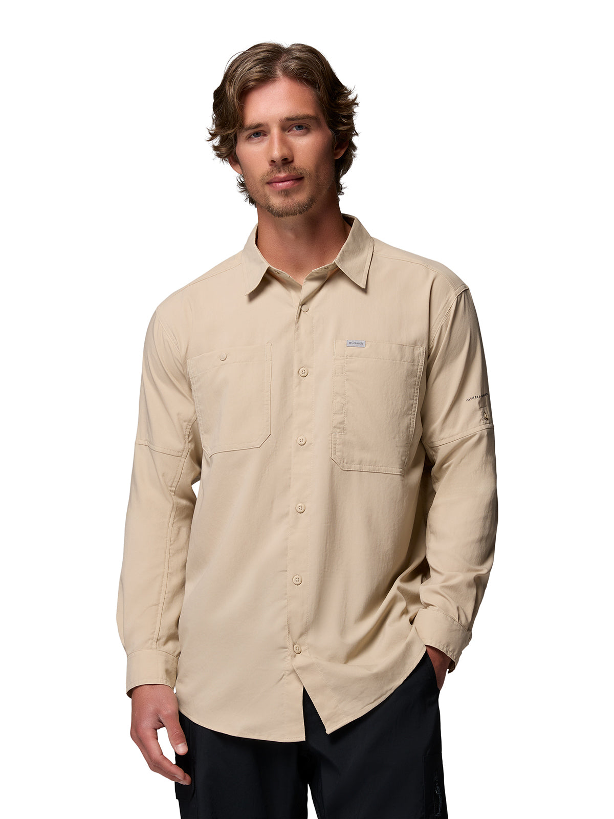 Camisa Manga Larga Hombre Silver Ridge™ Utility II Beige