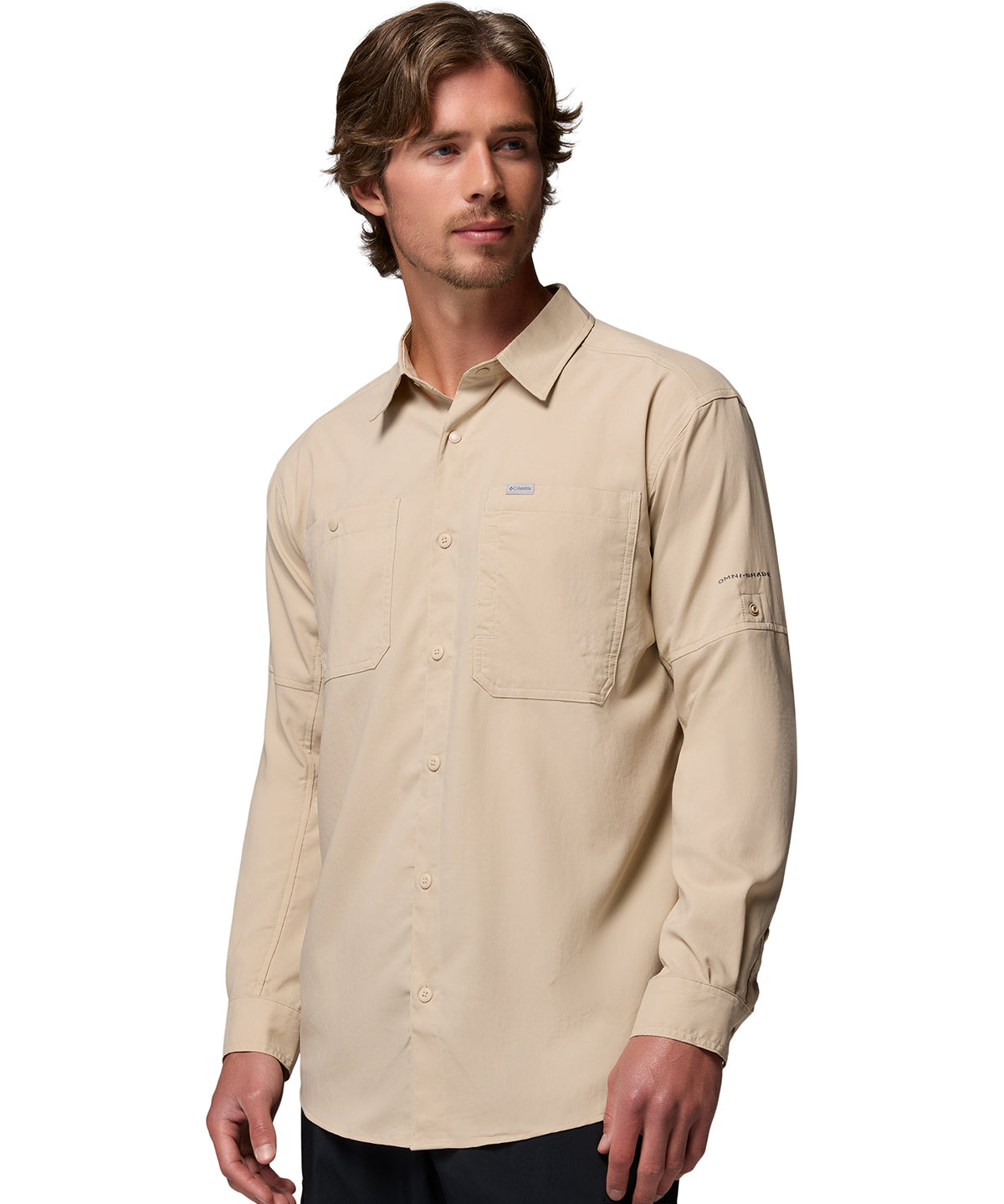 Camisa Manga Larga Hombre Silver Ridge™ Utility II Beige
