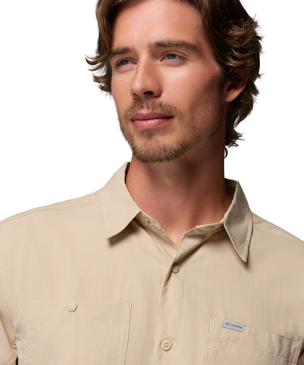 Camisa Manga Larga Hombre Silver Ridge™ Utility II Beige