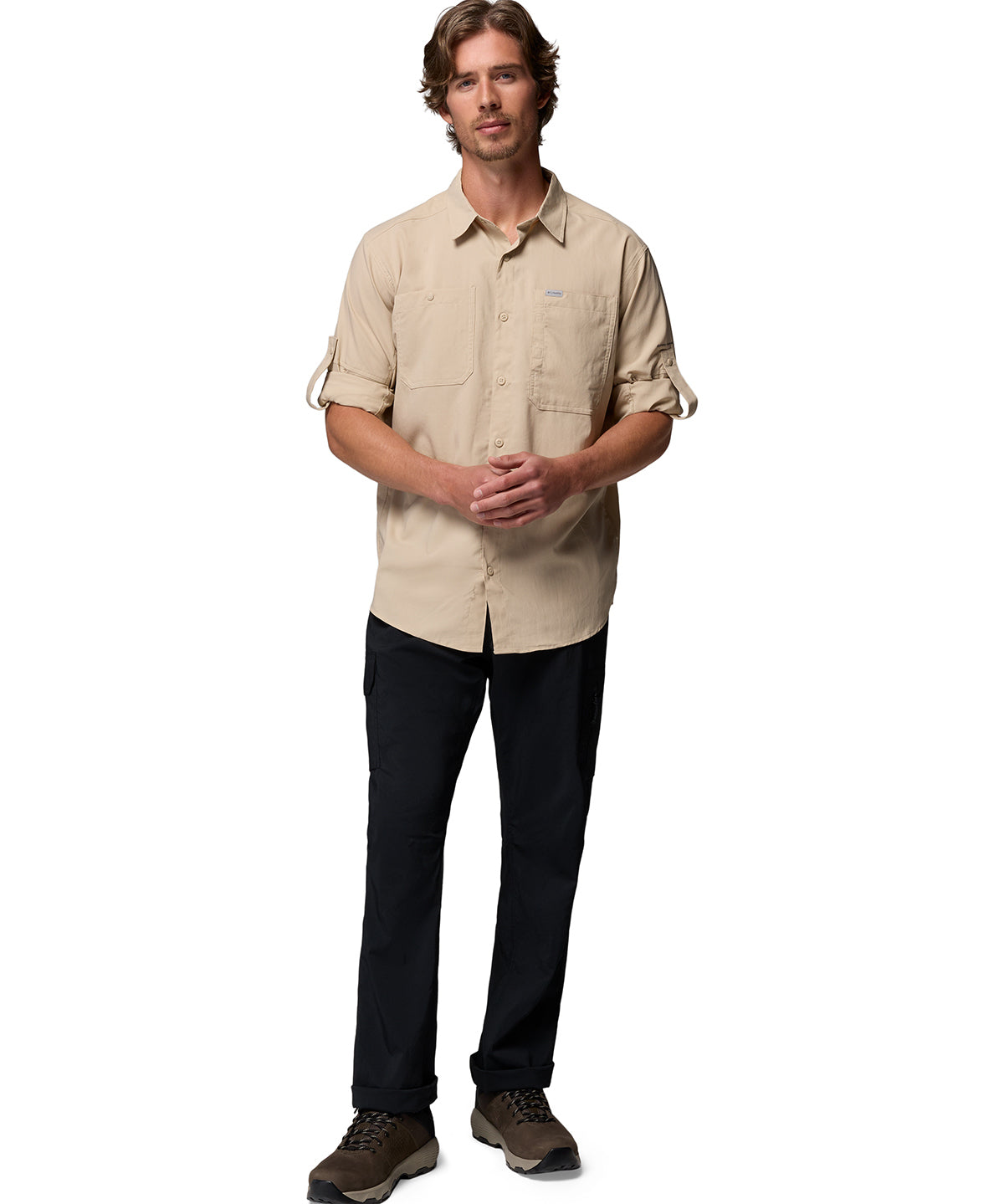 Camisa Manga Larga Hombre Silver Ridge™ Utility II Beige