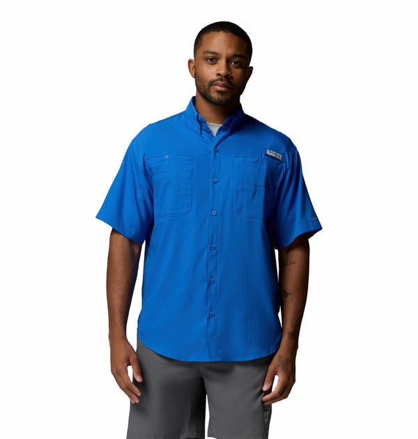 Camisa Para Hombre Manga Corta PFG Tamiami™ II Azul Columbia