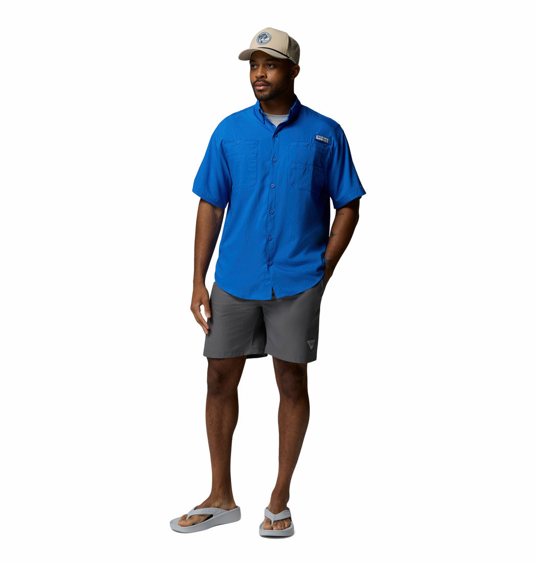 Camisa Para Hombre Manga Corta PFG Tamiami™ II Azul Columbia
