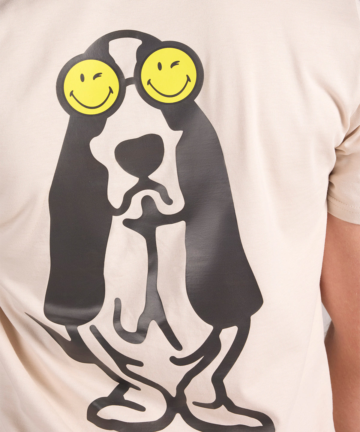 Polo Para Hombre Algodón Hp X Smiley World Blanco Hush Puppies