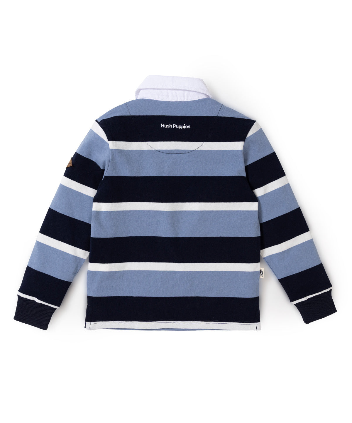 Polo Manga Larga Para Niño Oscar Algodón Azul Hush Puppies Kids