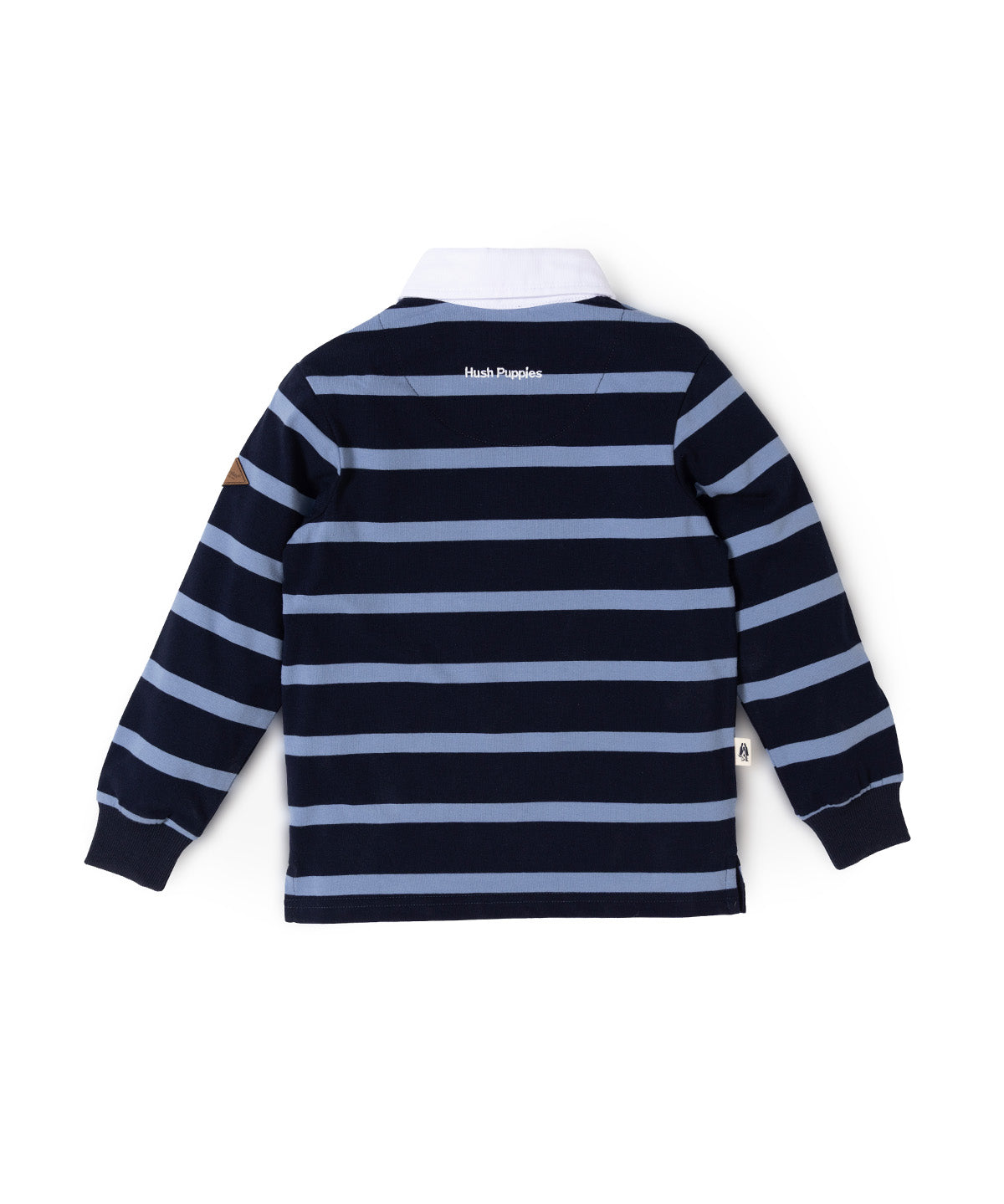 Polo Manga Larga Para Niño Timber Algodón Azul Hush Puppies Kids