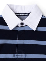 Polo Manga Larga Para Niño Timber Algodón Azul Hush Puppies Kids