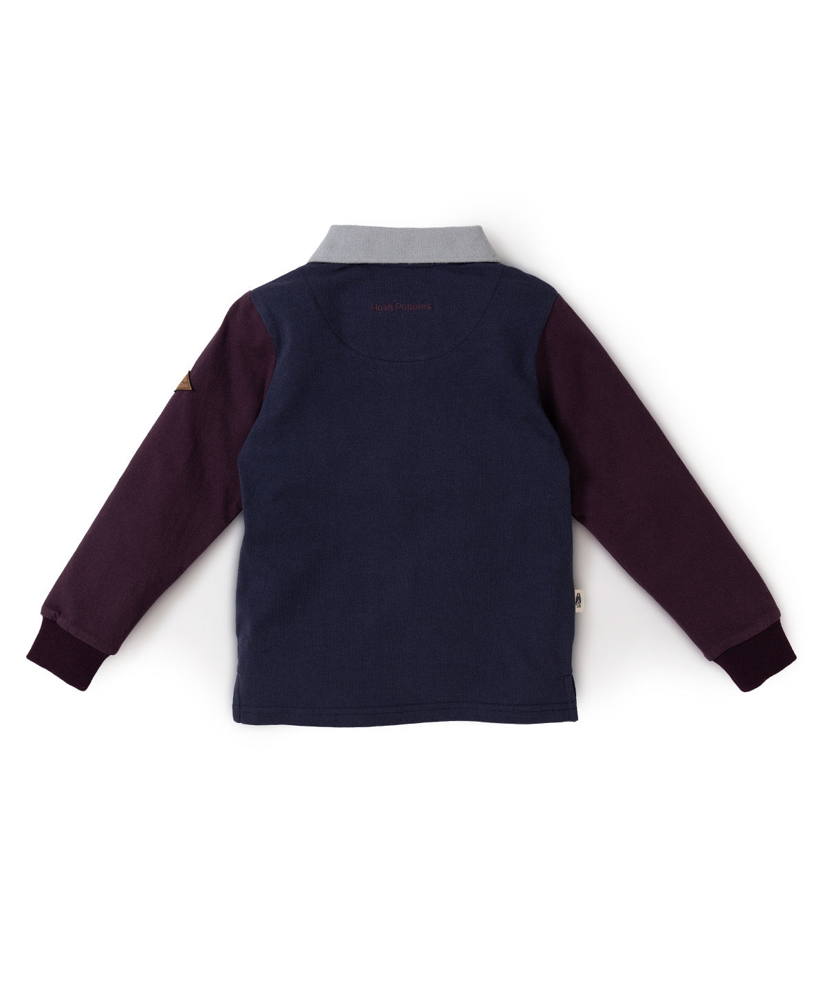 Polo Manga Larga Para Niño North Algodón Azul Hush Puppies Kids