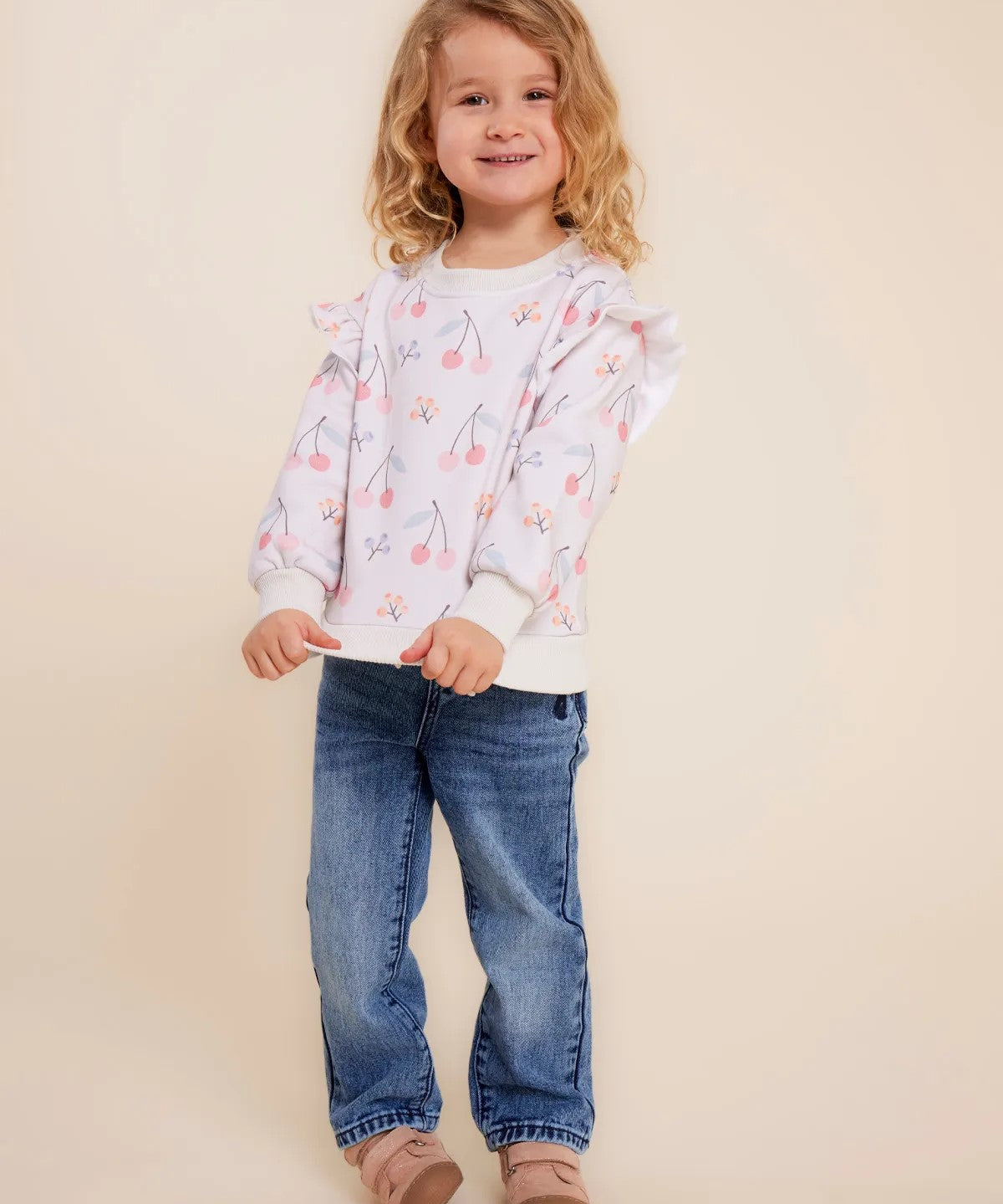 Polerón Para Niña Algodón Colette Beige Hush Puppies Kids