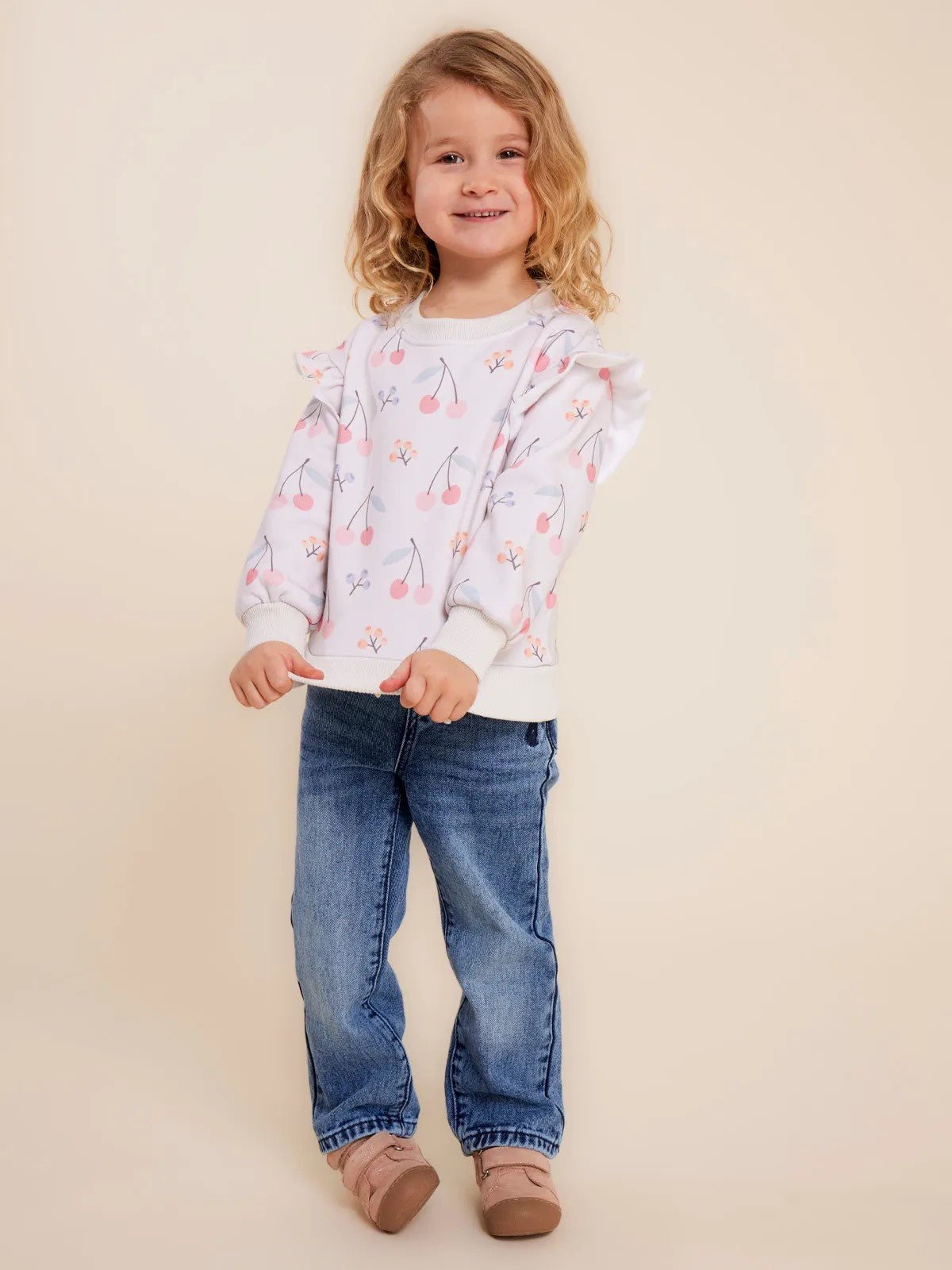 Polerón Para Niña Algodón Colette Beige Hush Puppies Kids