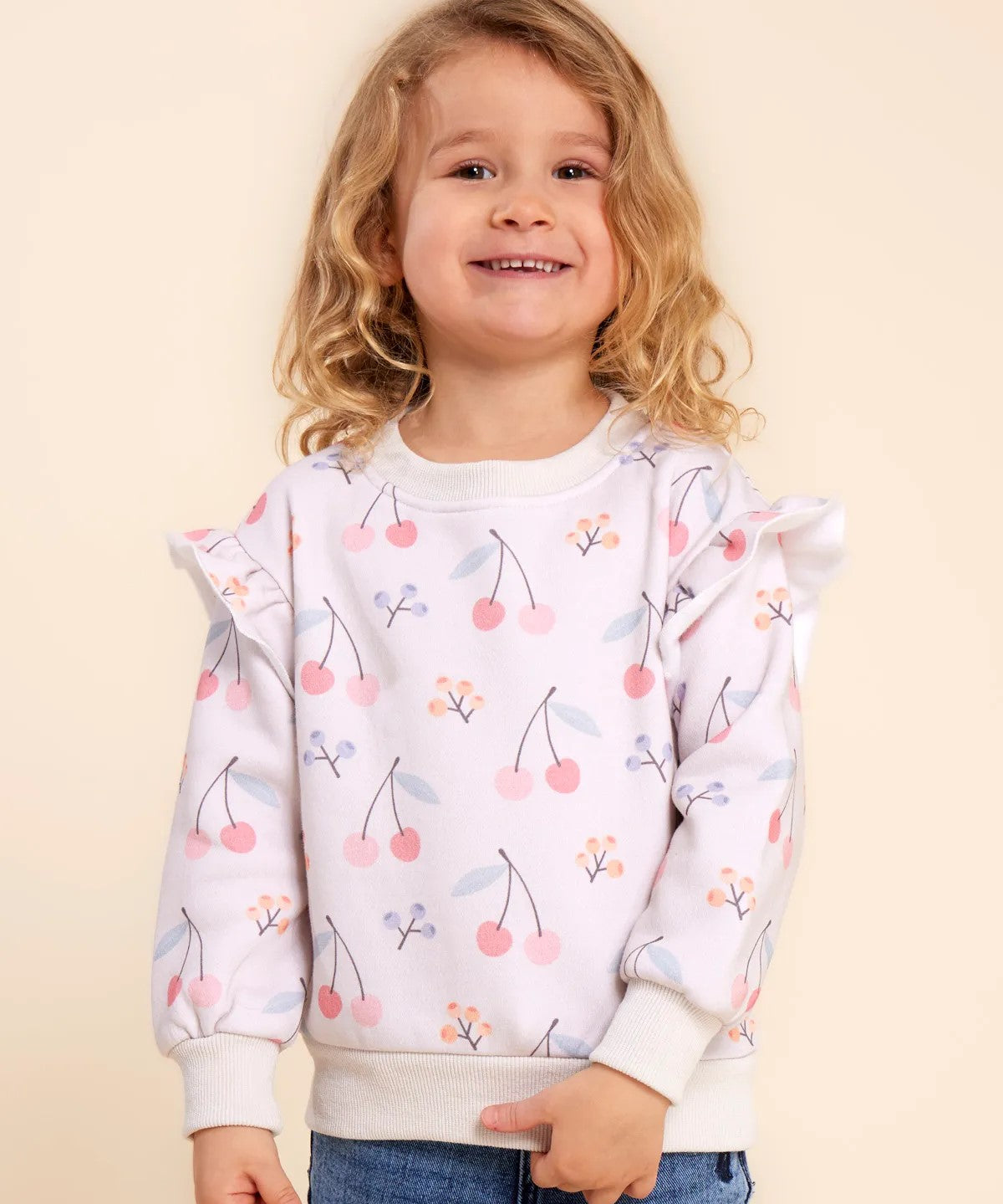 Polerón Para Niña Algodón Colette Beige Hush Puppies Kids