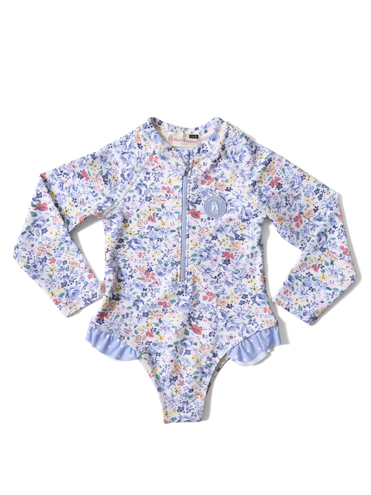 Traje De Baño Flowers Niña
