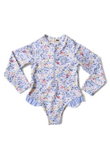 Traje De Baño Flowers Niña
