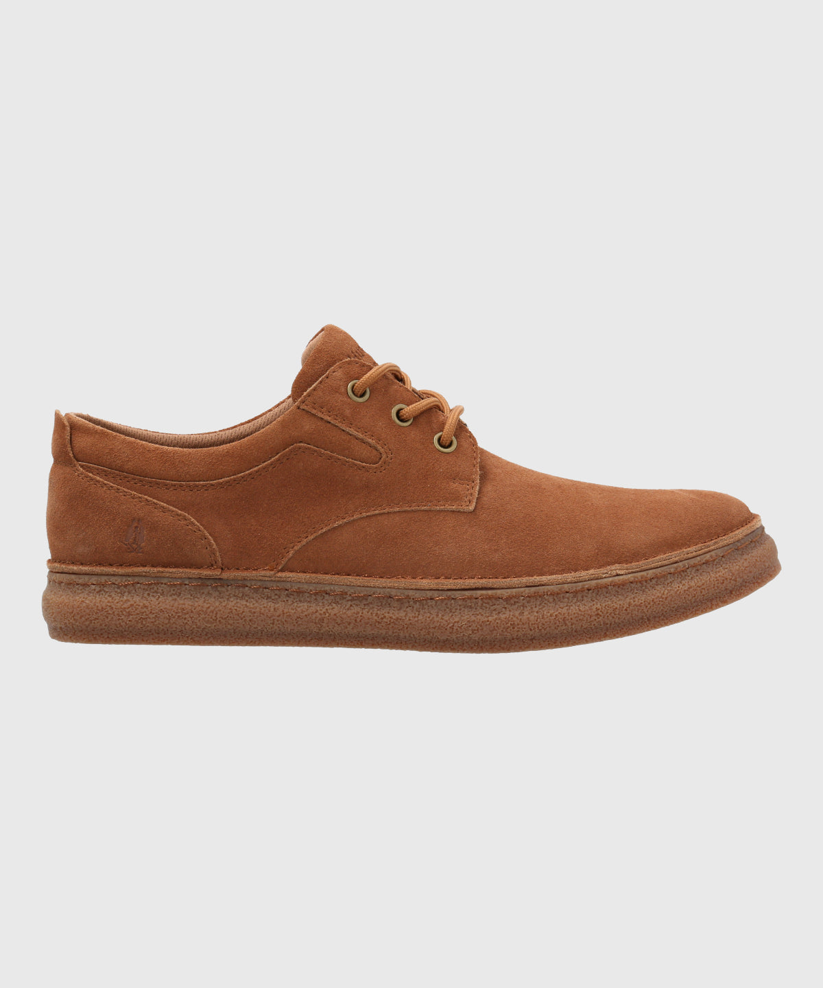 Zapatilla Para Hombre Cuero Gared Café Hush Puppies