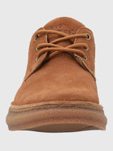 Zapatilla Para Hombre Cuero Gared Café Hush Puppies
