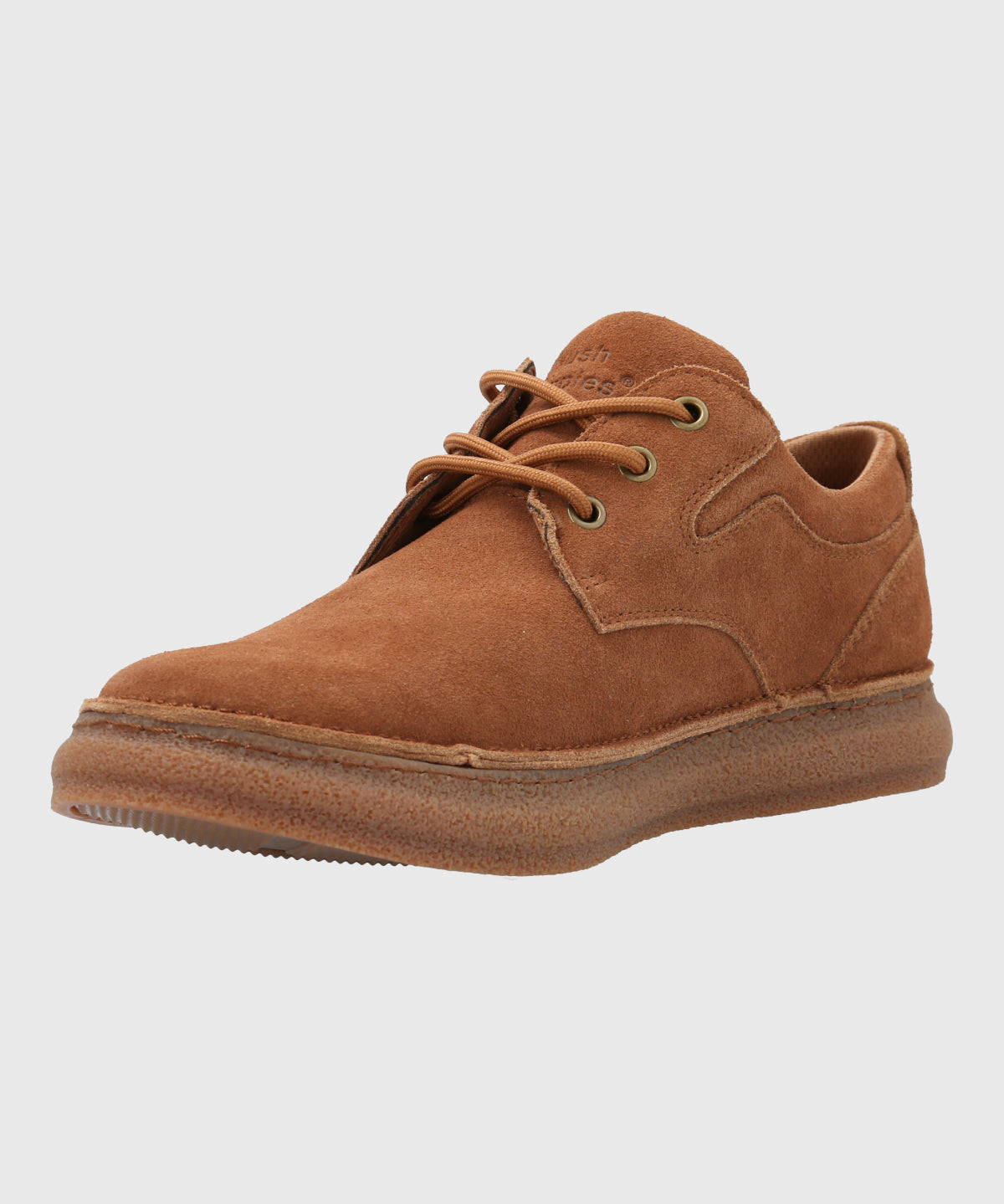 Zapatilla Para Hombre Cuero Gared Café Hush Puppies