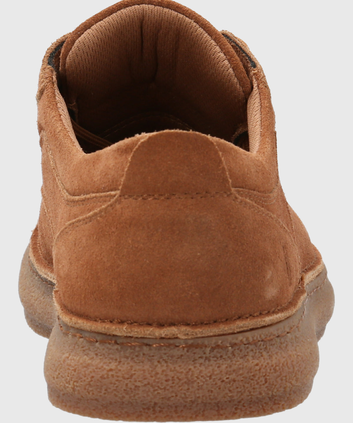 Zapatilla Para Hombre Cuero Gared Café Hush Puppies
