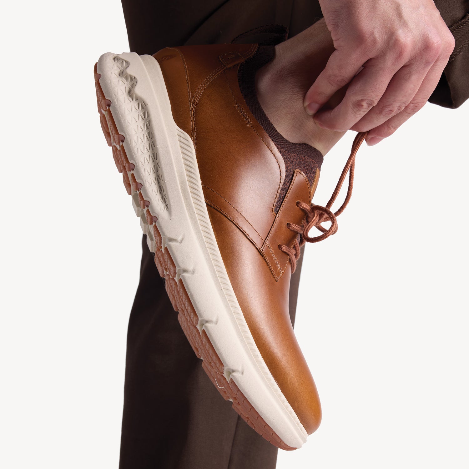 Zapato Excel Laceup Cuero Hombre